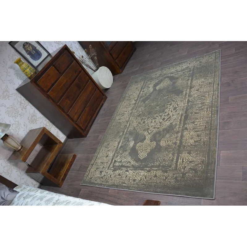 Tapis moderne DROP JASMINE 456 en beige, parfait pour le salon