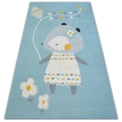 Tapis PASTEL 18403/032 - PETITE SOURIS bleu