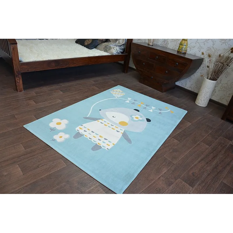 Tapis avec motif de souris, parfait pour les chambres d'enfants ou crèches
