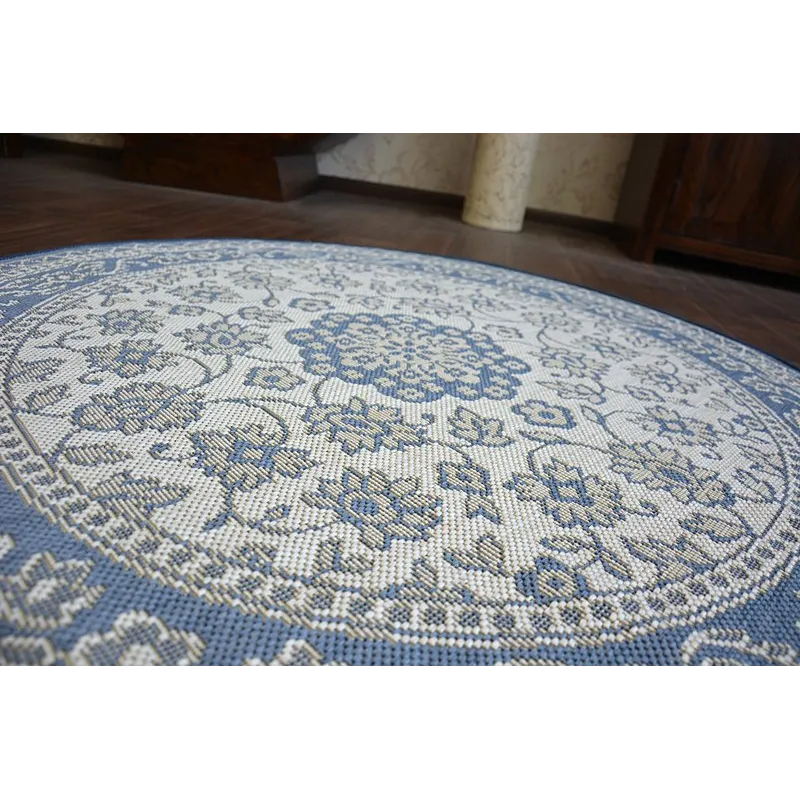 Tapis rond pour le salon, parfait pour une utilisation dans le jardin