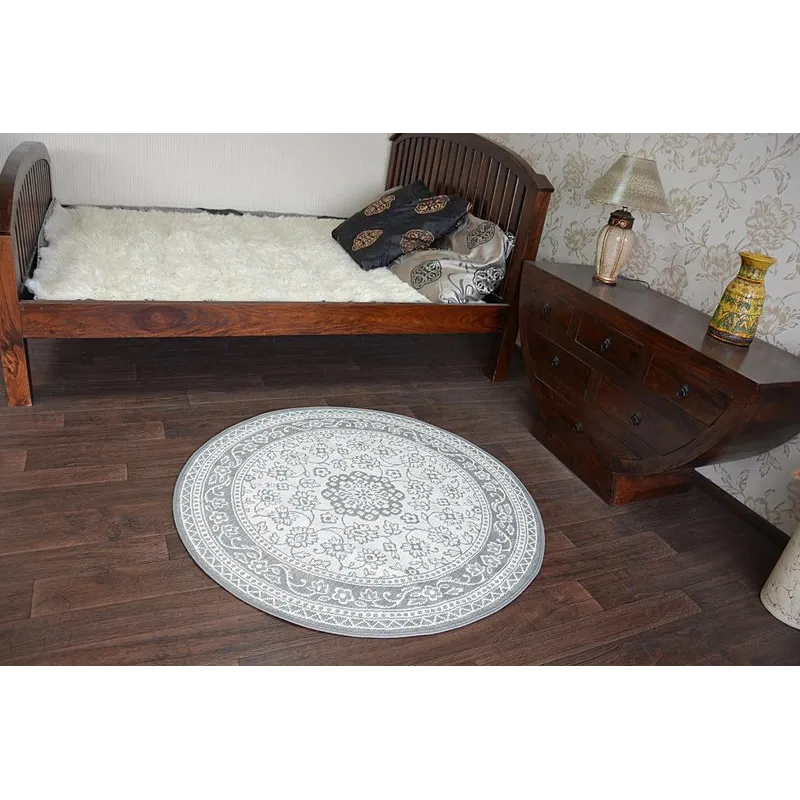 Tapis gris rond en sisal, un ajout élégant pour votre décoration intérieure