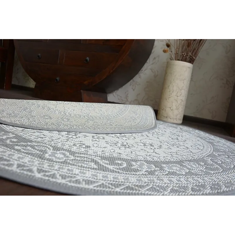 Tapis rond en vitrail, parfait pour une chambre d'enfant ou un salon