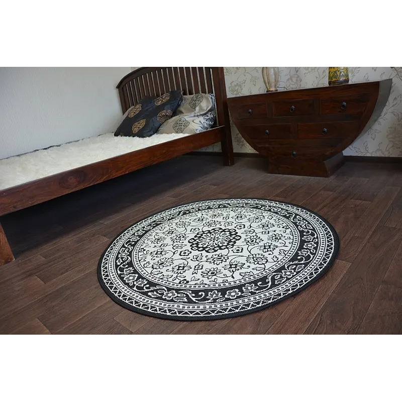Tapis rond en sisal, facile d'entretien, parfait pour la chambre d'enfants