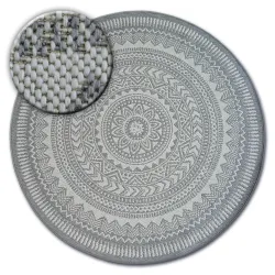 Tapis cercle EN CORDE SISAL FLAT 48695/637 VITRAIL