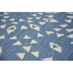 Tapis rond d'extérieur, résistant aux intempéries pour le jardin