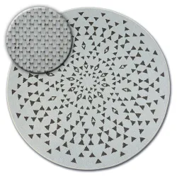 Tapis cercle EN CORDE SISAL FLAT 48715/768 VITRAIL