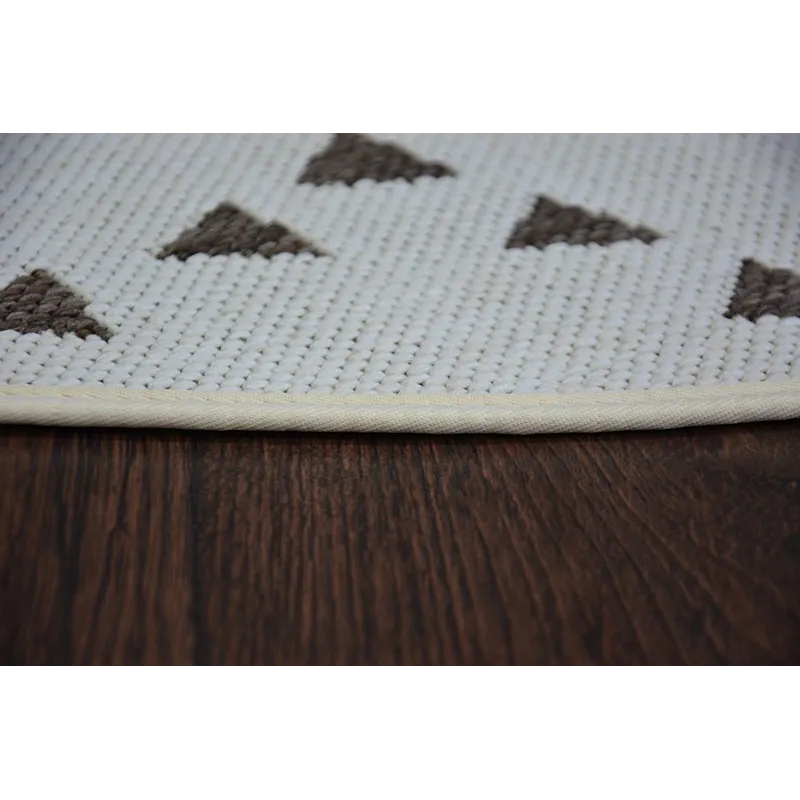 Tapis en sisal avec motif vitrail, idéal pour la chambre d'enfant
