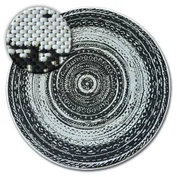 Tapis cercle EN CORDE SISAL FLAT 48756/960 VITRAIL