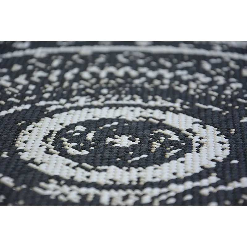 Tapis rond en sisal, idéal pour le jardin, élégant et durable
