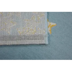 Tapis pour la chambre d'enfant, avec des couleurs joyeuses et des étoiles