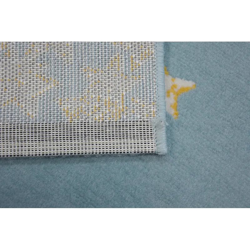 Tapis pour la chambre d'enfant, avec des couleurs joyeuses et des étoiles