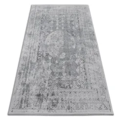 Tapis ACRYLIQUE VALENCIA 2328 ORNAMENT gris foncé / ivoire