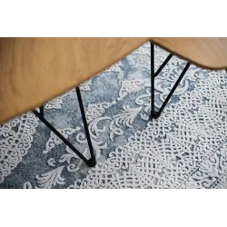 Tapis acrylique VALENCIA 2328 avec texture lisse, idéal pour la chambre