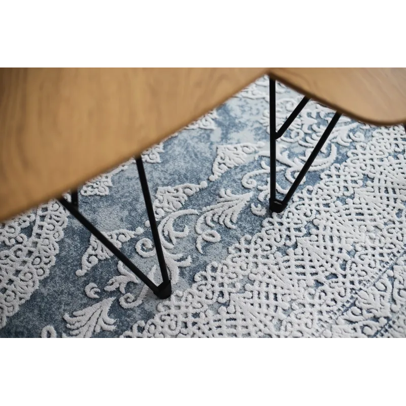 Tapis acrylique VALENCIA 2328 avec texture lisse, idéal pour la chambre