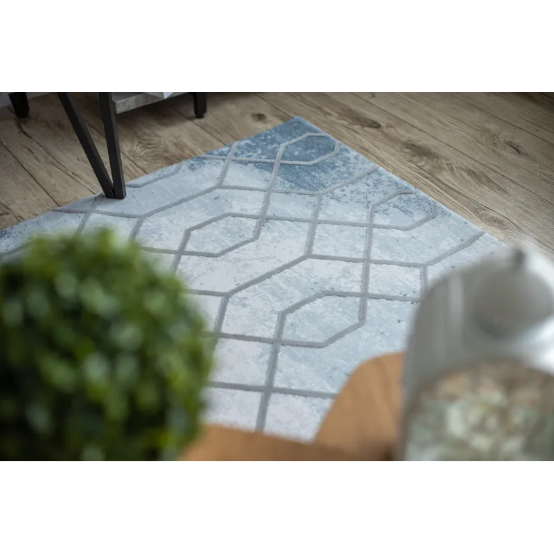 Tapis acrylique avec texture lisse, parfait pour le salon