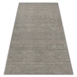 Tapis SOFT 8040 AZTÉQUE BOHO crème / Beige clair