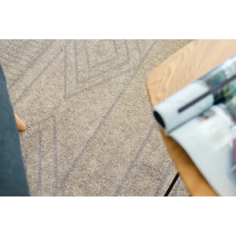 Tapis SOFT 8040 beige, parfait pour des intérieurs modernes