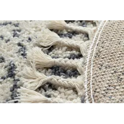 Tapis à franges, idéal pour un intérieur boho élégant