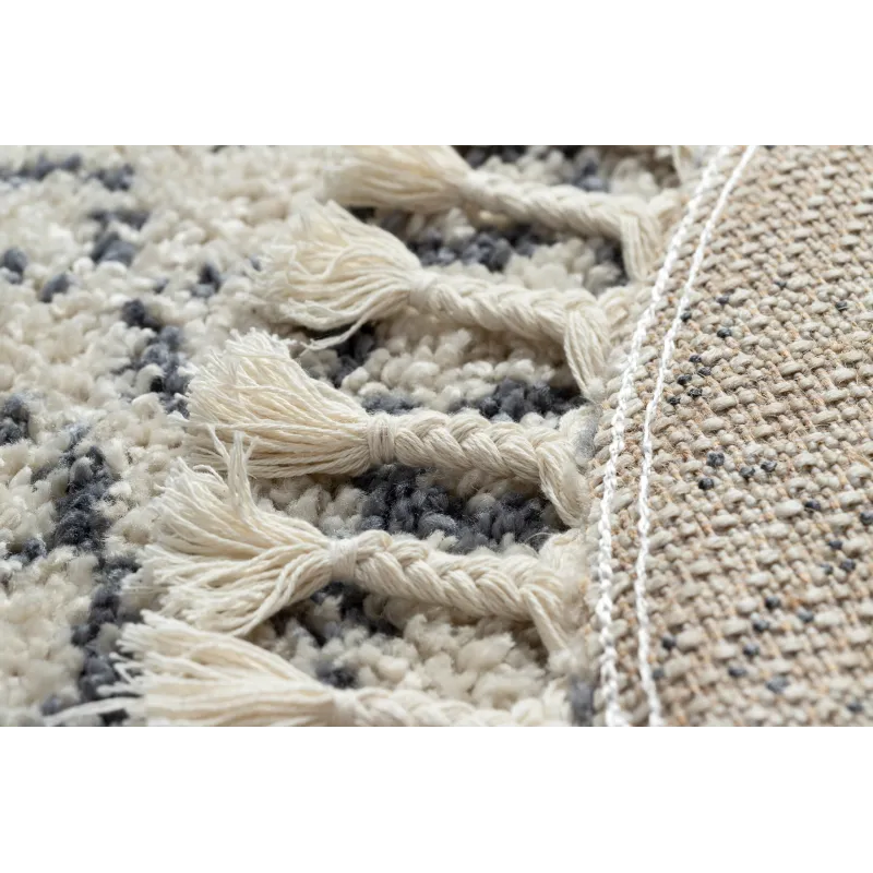 Tapis à franges, idéal pour un intérieur boho élégant