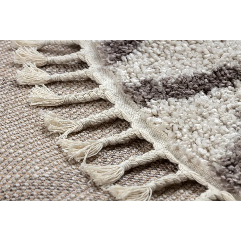 Tapis doux avec franges, parfait pour la chambre ou le salon