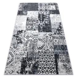 Tapis Vintage 22216356 gris patchwork