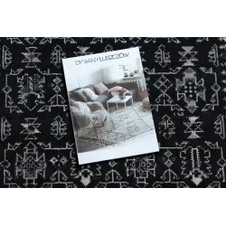 Tapis Vintage 22212996 noir pour le salon