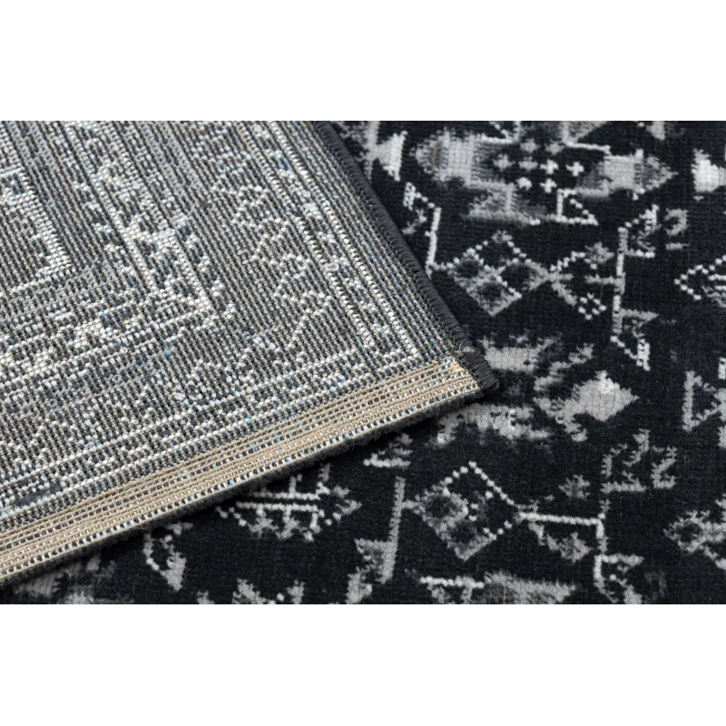 Tapis Vintage 22212996 noir en matériau de qualité supérieure