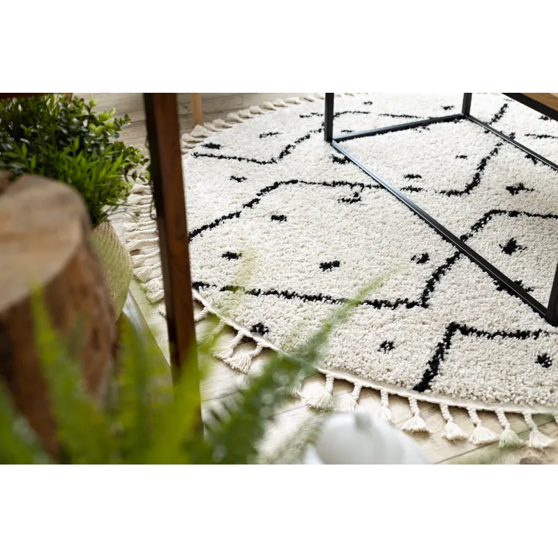 Tapis élégant pour la chambre, doux et confortable, shaggy