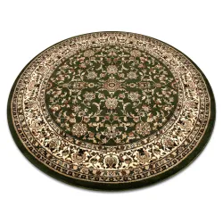 Tapis ROYAL ADR cercle motif 1745 vert