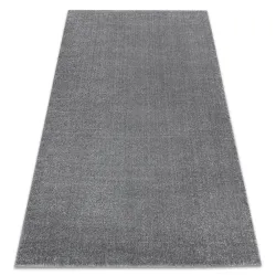 Tapis SOFT 2485 plaine couleur unie gris