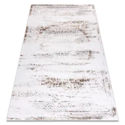 Tapis ACRYLIQUE VALENCIA 9986 ORNEMENT, CADRE, vintage Ivoire