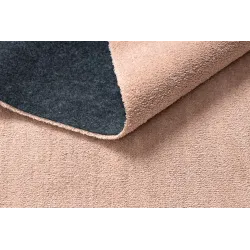Tapis doux lavable LATIO 71351200 saumon, agréable au toucher