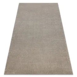 Tapis SOFT 2485 K60 11 plaine couleur unie beige