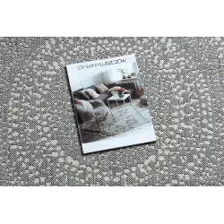 Tapis circulaire en sisal gris, un ajout élégant pour le salon