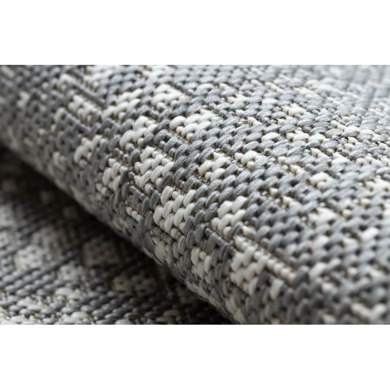 Tapis en sisal gris, idéal pour la chambre d'enfant