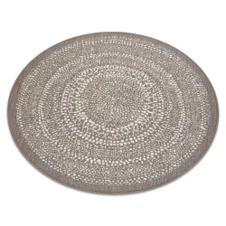 Tapis cercle EN CORDE SISAL FLAT 48834686 points beige