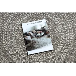 Tapis moderne à pois beige, idéal pour le salon ou la chambre