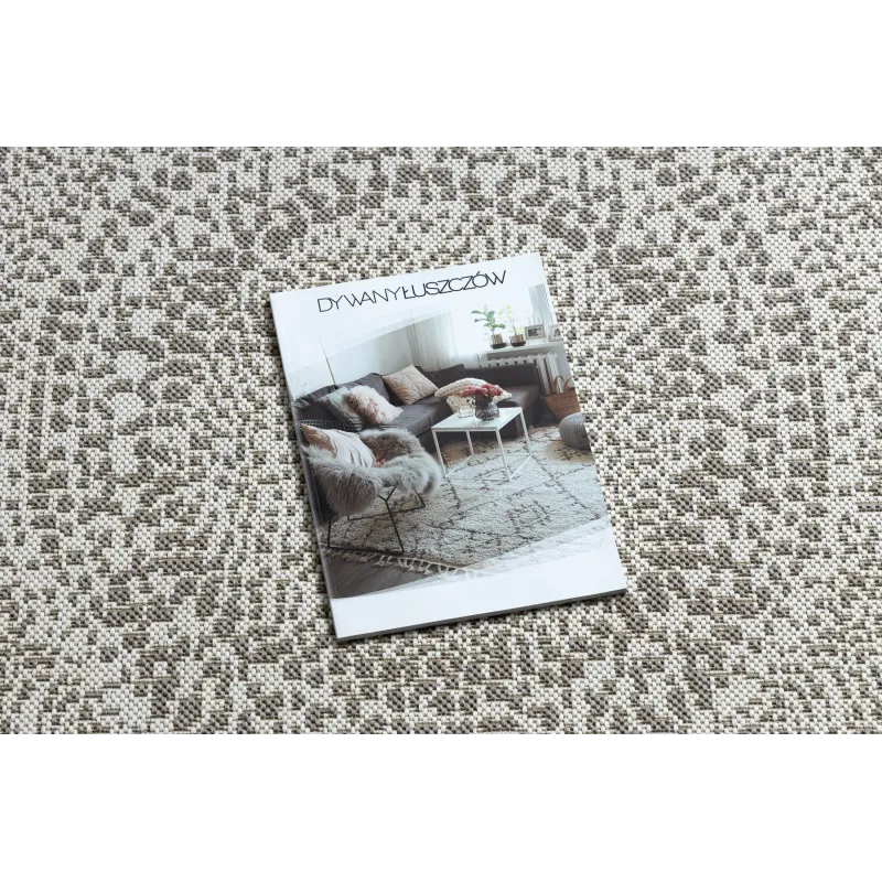 Tapis élégant à pois, parfait pour le salon ou la chambre