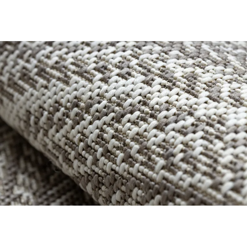 Tapis rond en sisal, parfait pour le jardin, style boho