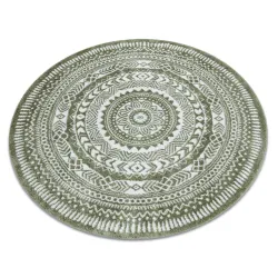 Tapis FUN Napkin, serviette de table cercle - vert