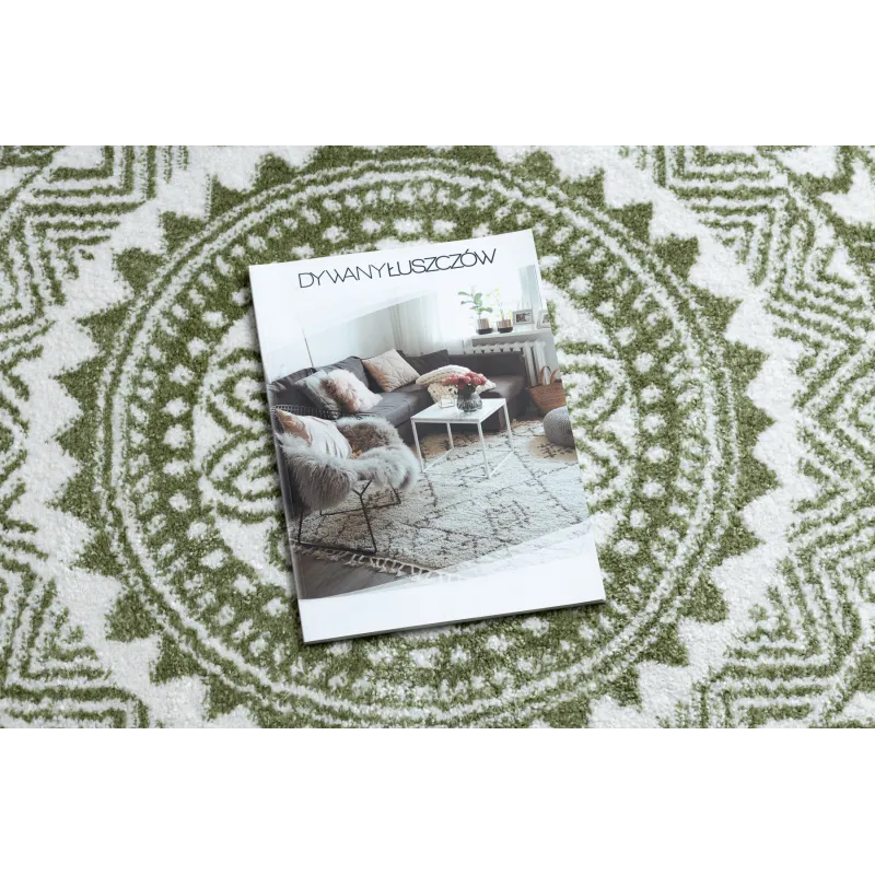 Tapis vert moderne, parfait pour le salon ou la chambre