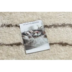 Tapis FLUFFY 2371 crème et beige pour la chambre à coucher