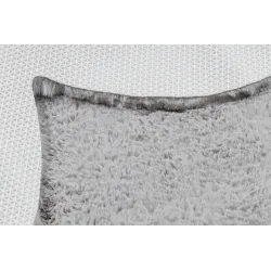 Tapis Shaggy pour jardin, résistant à l'humidité, couleur grise