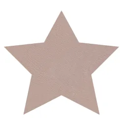 Tapis SHAPE 3148 Shaggy Star - rose en peluche, antidérapant, lavable