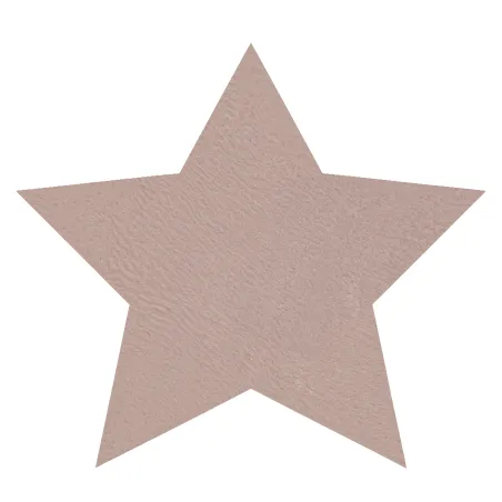 Tapis SHAPE 3148 Shaggy Star en rose en peluche, antidérapant, lavable