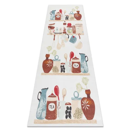 Tapis lavable ANDRE 1299, antidérapant, parfait pour la cuisine
