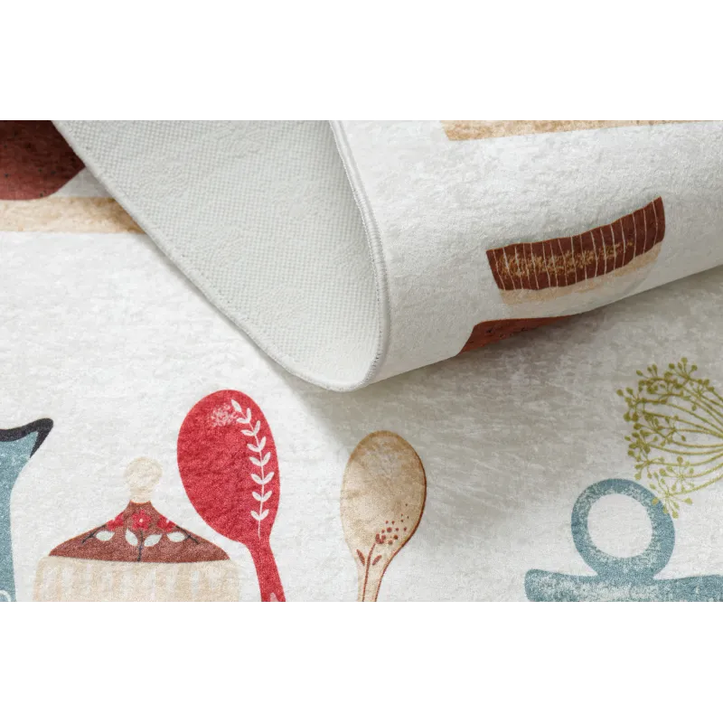 Tapis lavable ANDRE 1299, choix pratique pour la cuisine, facile à nettoyer