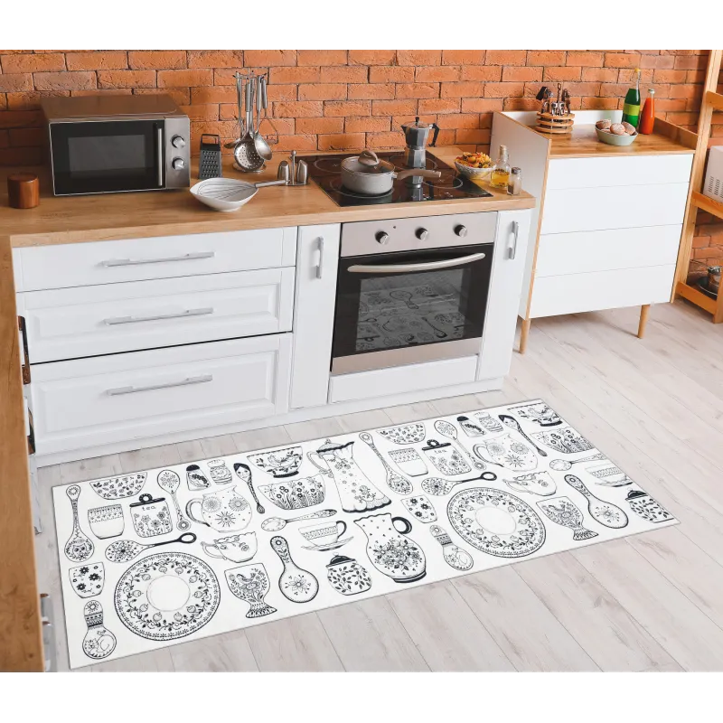Tapis ANDRE 1318, doux et antidérapant, pour cuisine