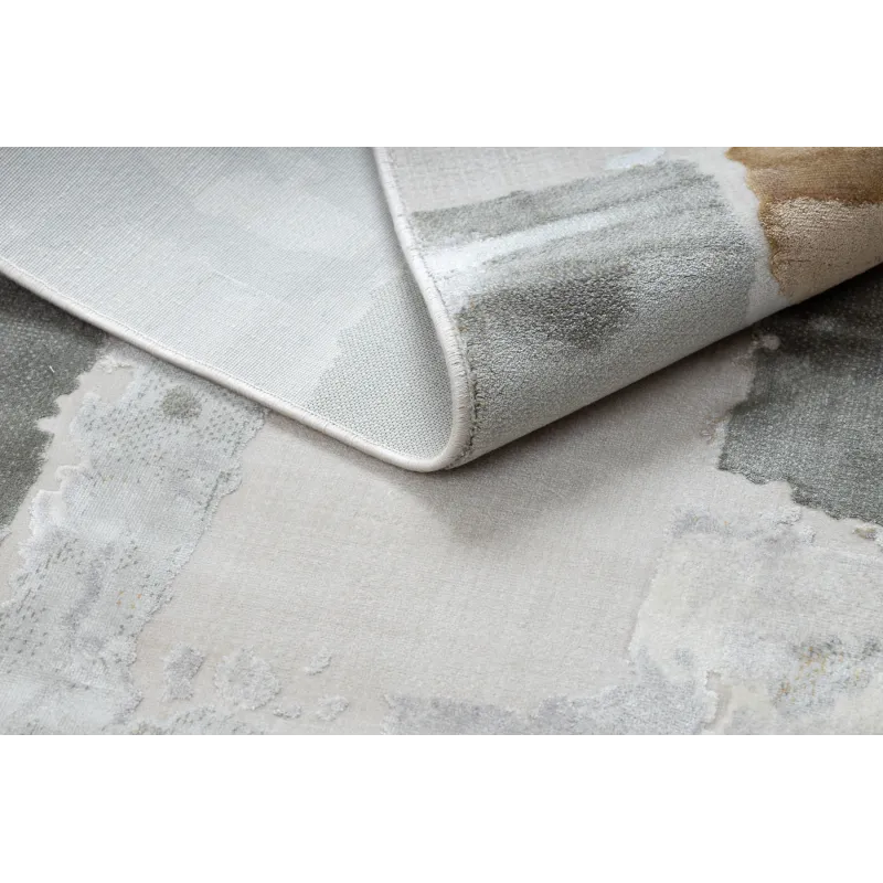 Tapis de jardin gris et jaune, résistant aux intempéries