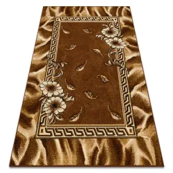 Tapis BCF Morad TRIO Feuilles, fleurs classique - marron